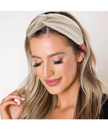 Nayyana 6-Piece Non-Slip Elastic Hair Bands for Women | Short Hair Yoga Workout & Sports Turbans | Color 2 - Buy Online on GoSupps.com