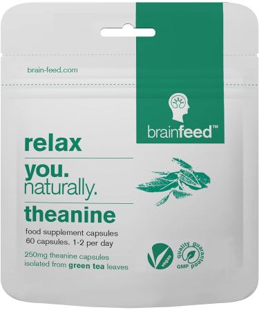 Serotonin Supplements & Natural l theanine | Serotonin Mood Support & Stress Relief Supplements | 5HTP 100mg + 250mg L theanine Capsules | 2 Month Supply | Vegan - Buy Online on GoSupps.com
