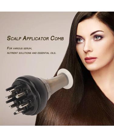 Anggrek Scalp Slicer Comb & Oil Applicator Bottle - Essential Oil Massage Brush for Relaxing Hair & Scalp Care - Buy Online on GoSupps.com