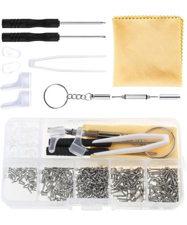 Glasses Screws Repair Kits Completed Eyeglass & Sunglass Fixing Tool for Repair Eyeglass Phones Watches Enduring - Buy Online on GoSupps.com