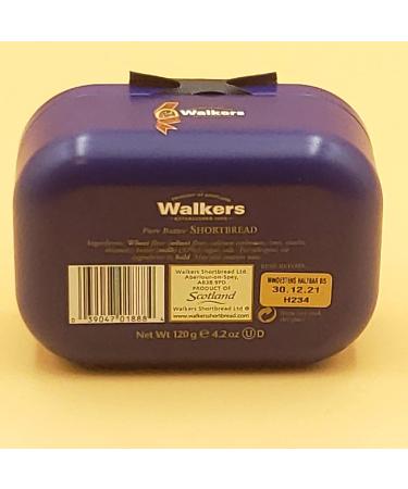 Walkers Pure Butter Union Jack Shortbread Tins 120g (1 Tin) - Buy Online on GoSupps.com