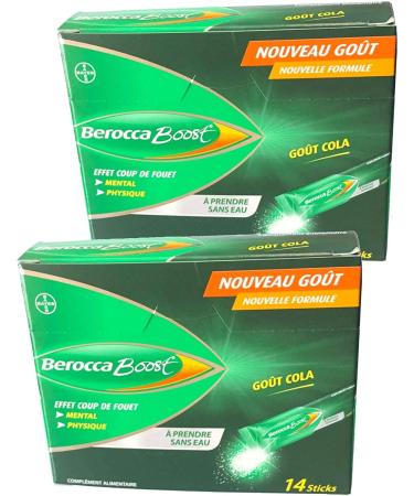 Berocca Boost - 2 x 14 Sticks - Waterless Cola Flavor