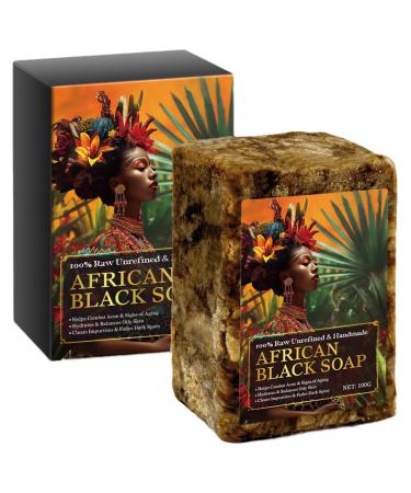 Ziennhu Black Soap - Acne Soap Bar - Natural Soap Skin Care Traditional Soap Purifying Soap Organic Soap Body Care Handmade Soap