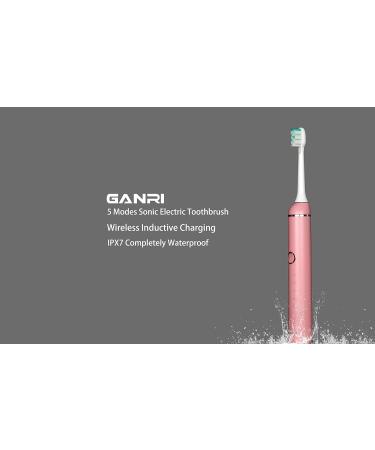 Buy NST005P Sonic Rechargeable Electric Toothbrush - 5 Modes IPX7 Waterproof Pink | International Shipping Available - Buy Online on GoSupps.com
