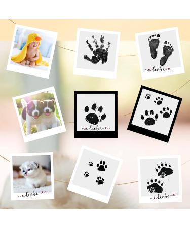 ENNIYU Baby Handprint and Footprint Kit - 2 Ink Pads with 4 Imprint Cards - Safe Clean-Touch Pad for Baby Feet and Hands - Buy Online on GoSupps.com