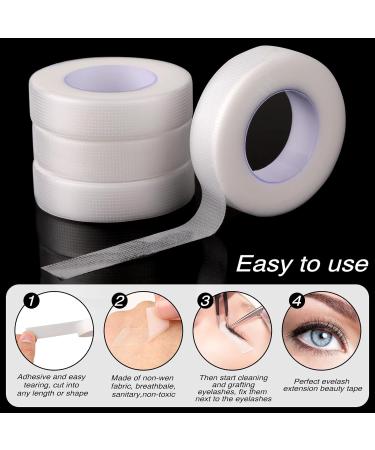 Mozeat Lens Eyelash Tape - 6 Rolls of Breathable Self-Adhesive Tape for Eyelash Extensions & Lash Band | Best Eyelash Tools for Professionals - Buy Online on GoSupps.com