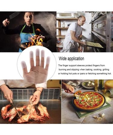 Buy Silicone Finger Cots - 5pcs Food Cutting Finger Protectors | Heat-Resistant Cooking Gloves for Baking & Barbecue - Buy Online on GoSupps.com