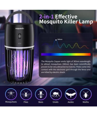 Buy MWD-DJK-B4 UV Mosquito Lamp & Insect Destroyer - Portable USB Fly Trap for Home & Camping | Best Mosquito Protection - Buy Online on GoSupps.com