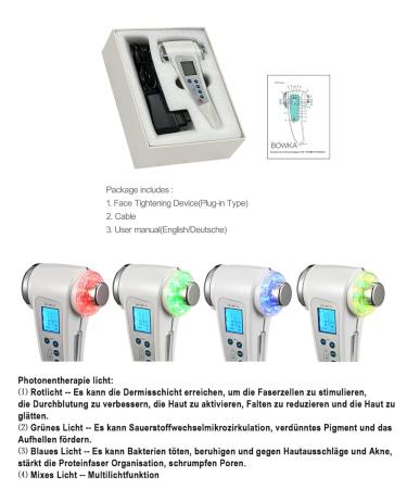 Bowka 1 MHz & 3 MHz Ultrasound Cosmetic Device for Facial & Body Skin Rejuvenation Anti-Aging Acne Treatment - Buy Online on GoSupps.com