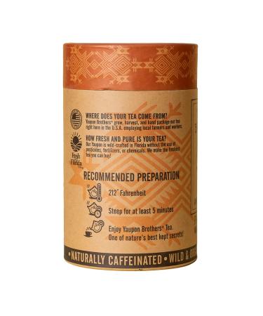 Fire Roasted Warriors Yaupon Tea 16 Count - Wild-Crafted, Naturally Caffeinated & Antioxidant-Rich Florida Grown Superfood | Yaupon Brothers - Buy Online on GoSupps.com
