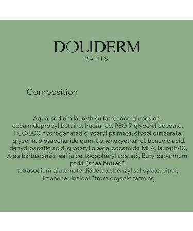 Doliderm Paris - Creamy Shower Gel 33.8 Fl Oz (Aloe Invigorating) - Buy Online on GoSupps.com