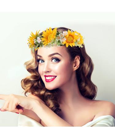 Beaupretty Wedding Garland Headband - Floral Headpiece for Bridal Elegance - Buy Online on GoSupps.com