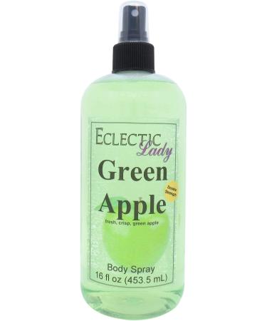 Green Apple Body Spray (Double Strength) 16 ounces Body Mist for Women with Clean Light & Gentle Fragrance Long Lasting Perfume with Comforting Scent for Men & Women Cologne with Soft Subtle Double Strength 16 Fl Oz (Pack of 1)