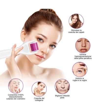 Zitfri 6-in-1 Derma Roller - Microneedling Tool for Body & Facial Care | Anti-Wrinkles Scars and Acne Treatment - Buy Online on GoSupps.com