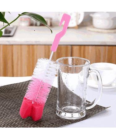 Portable Baby Bottle Cleaner - Fine Lint Sponge Brush Set for Effortless Cleaning | Ideal Gift for Parents - Buy Online on GoSupps.com