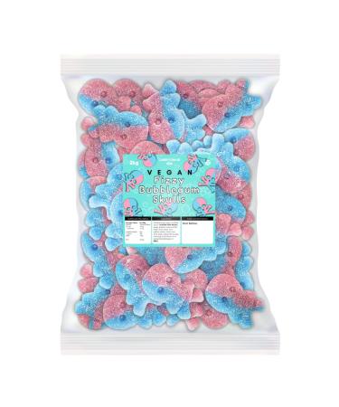 Candycrave - Vegan Fizzy Bubblegum Skulls 2Kg Bulk Bag