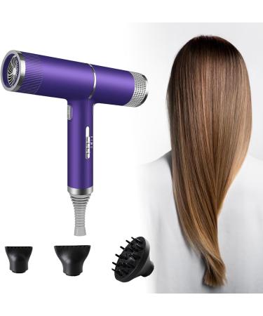 Zialofi Hair Dryer Blow Dryer Negative Ionic 100000 RPM with Nozzle Fast Drying Salons Blow High Speed Hairdryer for Home Travel - Buy Online on GoSupps.com