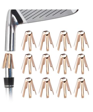 Aliennana Brass Golf Shaft Adapter Shims 12pcs Fits .335 .350 .355 .370 for All Shaft Golf Accessories
