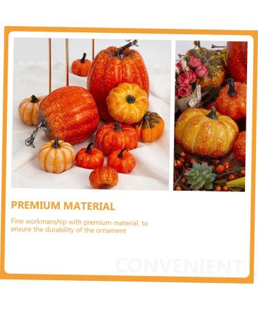 Cabilock 12pcs Pumpkin Fall Decor Thanksgiving Pumpkin Decor Rustic Fall Decor Faux Pumpkins Simulated Pumpkin Halloween Pumpkin Ornament Harvest Decorative Pumpkins Foam Autumn Reward - Buy Online on GoSupps.com