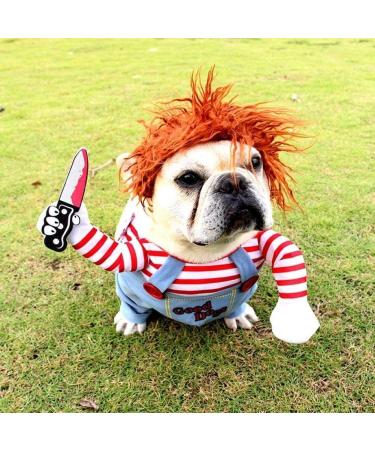 Yxcuidp Funny Dog Costume - Terrible Halloween & Christmas Pet Outfit Cosplay for Dogs Party Clothing with Hat - Buy Online on GoSupps.com