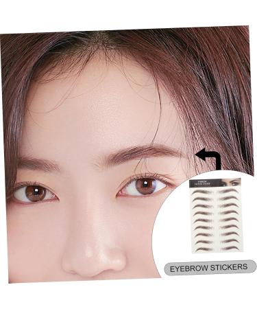 BIUDECO 6d Eyebrows Stickers 9 Sheets Waterproof Eyebrow Stickers 6d Hair-like Eyebrows Stickers Eyebrow Trimming 3d Tool - Buy Online on GoSupps.com