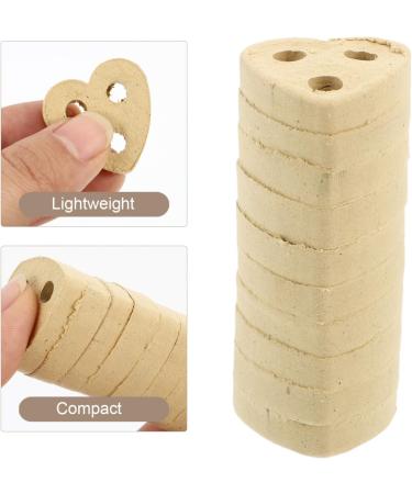 CLISPEED 10pcs Cake Case Moxibustion Stick Wormwood Cake Chinese Acupuncture Cake Store Artemisia Argyi Chinese Moxibustion Pads Moxibustion Block Moxibustion Mat Moxa Chinese Style Khaki 3X2.8cm - Buy Online on GoSupps.com