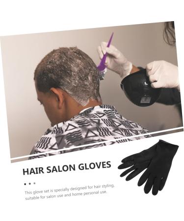 NUSITOU 2 Pairs Hair Dye Glove Hand Protector for Hair Coloring Washable Hair Styling Cleaning Hair Protection Large Hair Salon - Buy Online on GoSupps.com