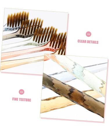 Beavorty 12-Pack Crystal Handle Toothbrushes for Gum & Implant Care | Light Wear-Resistant Oral Hygiene | Manual Crystal Brush Box - Buy Online on GoSupps.com