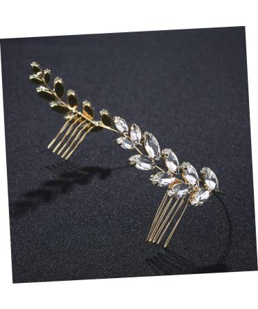 Didiseaon Rhinestone Hair Accessories Flower Girl Hair Accessory Rhinestone Headpiece Bridal Headdress Pearl Headpiece Bridal Headpiece Diamond Headpiece Comb Bridesmaid Wedding - Buy Online on GoSupps.com