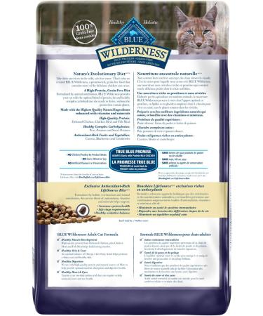 Blue Buffalo Wilderness High Protein Grain Free Natural Adult Dry Cat Food Chicken 5.4 Kg Bag - Large Bag Kibble Chicken Large Bag - Buy Online on GoSupps.com