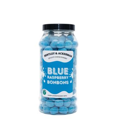 Blue Raspberry Bonbons - (605g) Original Tangy Blue Raspberry Bonbons in a Jar By Bentley & Ackerman's Sweet Shop - Vegetarian - Buy Online on GoSupps.com