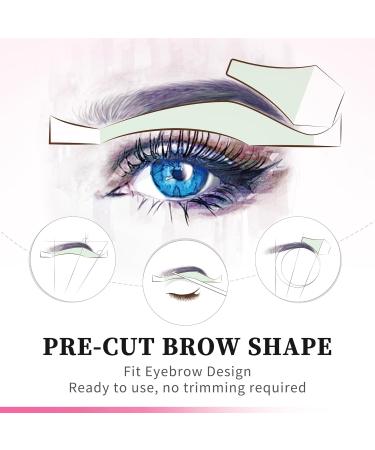 Eyebrow Wax Strips Kit Facial Wax Strips Hair Removal Eyebrow for All Skin Types 24 Strips Pearl Powder 2g Essential Oil 3ml long last for 6weeks - Buy Online on GoSupps.com