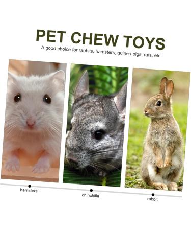 BESPORTBLE Hamster Treats Animals Biting Playthings Pet Supplies Wooden Rabbit Chewing Playthings - Buy Online on GoSupps.com