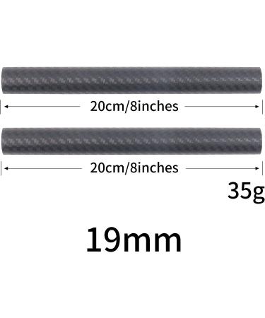 Foto4easy 6 Inch Carbon Fiber Rod for Rail Rod Support System - Pack of 2 | 19mm Rod-6 inch - Buy Online on GoSupps.com