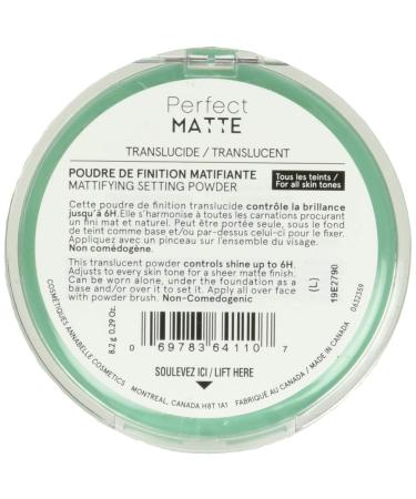 Annabelle Perfect Matte Setting Powder Translucent - 8.2g - Buy Online on GoSupps.com