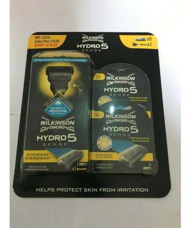 Wilkinson Sword Hydro 5 Sense Set with handle and 8 blades