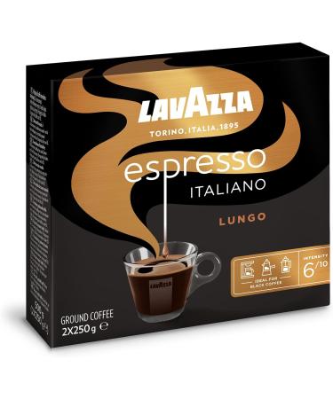 Lavazza Caf Moulu Espresso Italiano Lungo 2 x 250 g - Buy Online on GoSupps.com