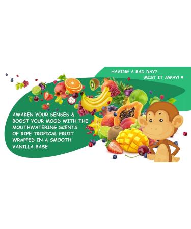 Monkey Farts Aura Mist with Reiki Charged Fluorite Crystals - 4 oz. - Spray Negative Energy Away - Cleanse Your Aura and Boost Your Mood - Buy Online on GoSupps.com