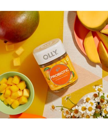 OLLY Probiotic Gummy 1 Billion CFUs Immune and Digestive Support Chewable Probiotic Supplement Mango 80 Count 80 Count (Pack of 1) - Buy Online on GoSupps.com