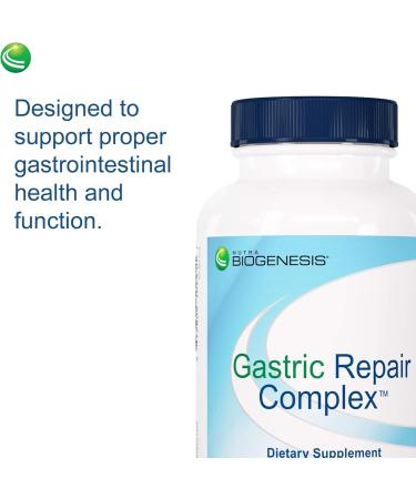 Nutra Biogenesis Gastric Support Complex - DGL Licorice Supplement Deglycyrrhizinated Licorice Root Extract for Maximum Absorption Digestion Support with Mastic Gum Aloe & Bismuth - 60 Capsules - Buy Online on GoSupps.com