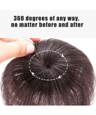 Clip-on Hair Topper Straight Extension | Super-Light Mini-Toupet for Women | Natural Look in White & Black - Buy Online on GoSupps.com