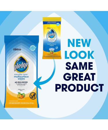 Buy Pledge Everyday Clean Multisurface Wipes - Fresh Citrus 25 Wipes 3 ct | International Shipping Available - Buy Online on GoSupps.com