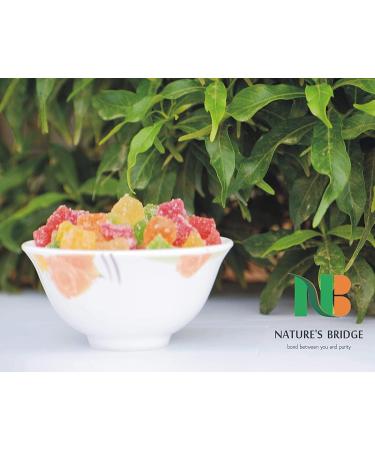 Nature's Bridge Jelly Bites/Sugar Coated Jelly Ball/Multi Colour Jelly Munchies - Jar Pack - (900 Gm)_Packing May Vary - Buy Online on GoSupps.com