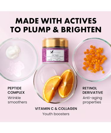 Eclat Skincare Anti Aging Face Cream + Retinol Night Cream Set Day & Night Face Moisturizer with Collagen Peptides Hyaluronic Acid Vitamins C+E Hydrating Creams Helps Improve Wrinkles 50ml each - Buy Online on GoSupps.com