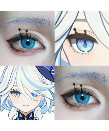 Furina Cosplay Eyelashes - 3D False Eyelashes for Women | Focalors Black Eyelashes for Cosplay International Shipping Available - Buy Online on GoSupps.com