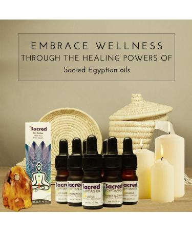 Sacred Musk Egyptian Essential Oil | Natural Sacral Chakra Balancing | Pure Therapeutic Organic Extract for Healing & Wellness - Buy Online on GoSupps.com
