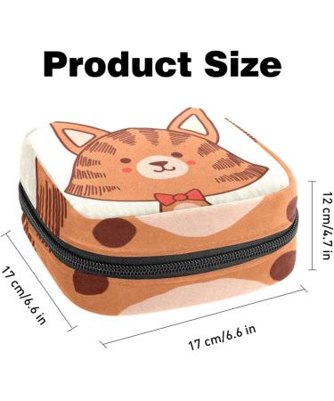 Eco-Friendly Hand-Drawn Women's Binding Bags | Zippered Menstrual Cup & Period Essentials - Multi-Colored - Buy Online on GoSupps.com