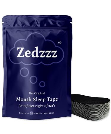 Zedzzz Mouth Tape for Sleeping | Anti Snoring Aid for Men & Women | 5+ Weeks of Sleep Tape Strips | Sleep Aid | Anti Snoring Devices Mouth Tape | Snore Stopper | Reusable Mouth Tape Sleep Aid - Buy Online on GoSupps.com