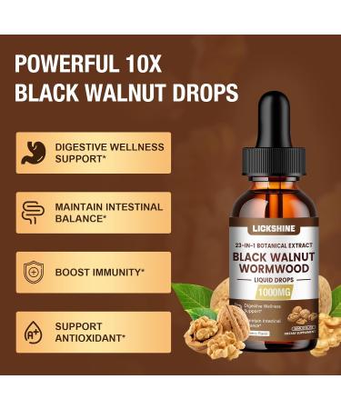 2 Packs 1000MG Wormwood Black Walnut Clove Cleanse for Humans Tincture 23-IN-1 Gut Support Supplement for Adults 10:1 Ultra-Concentrated Liposomal Tech 98% Absorption Raspberry Flavor 4 Fl oz 2 Fl Oz (Pack of 2) - Buy Online on GoSupps.com