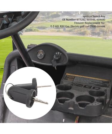 Durable Golf Car Ignition Key - Easy to Use 2 Pieces Robust 609680 for RXV Gas & Electric Golf Carts - Buy Online on GoSupps.com